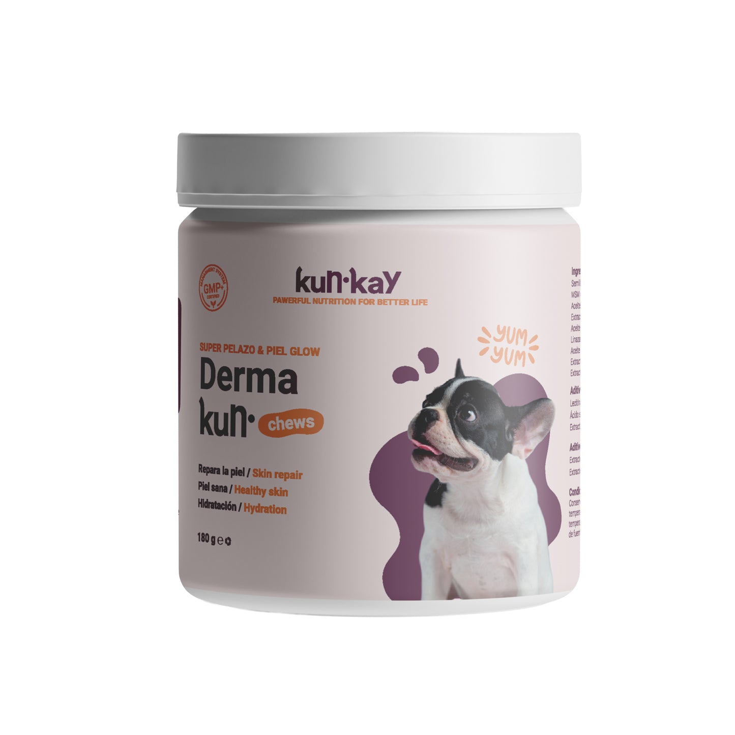 Dermakun Chews Perros - Suplemento para la salud de la Piel y el Pelo