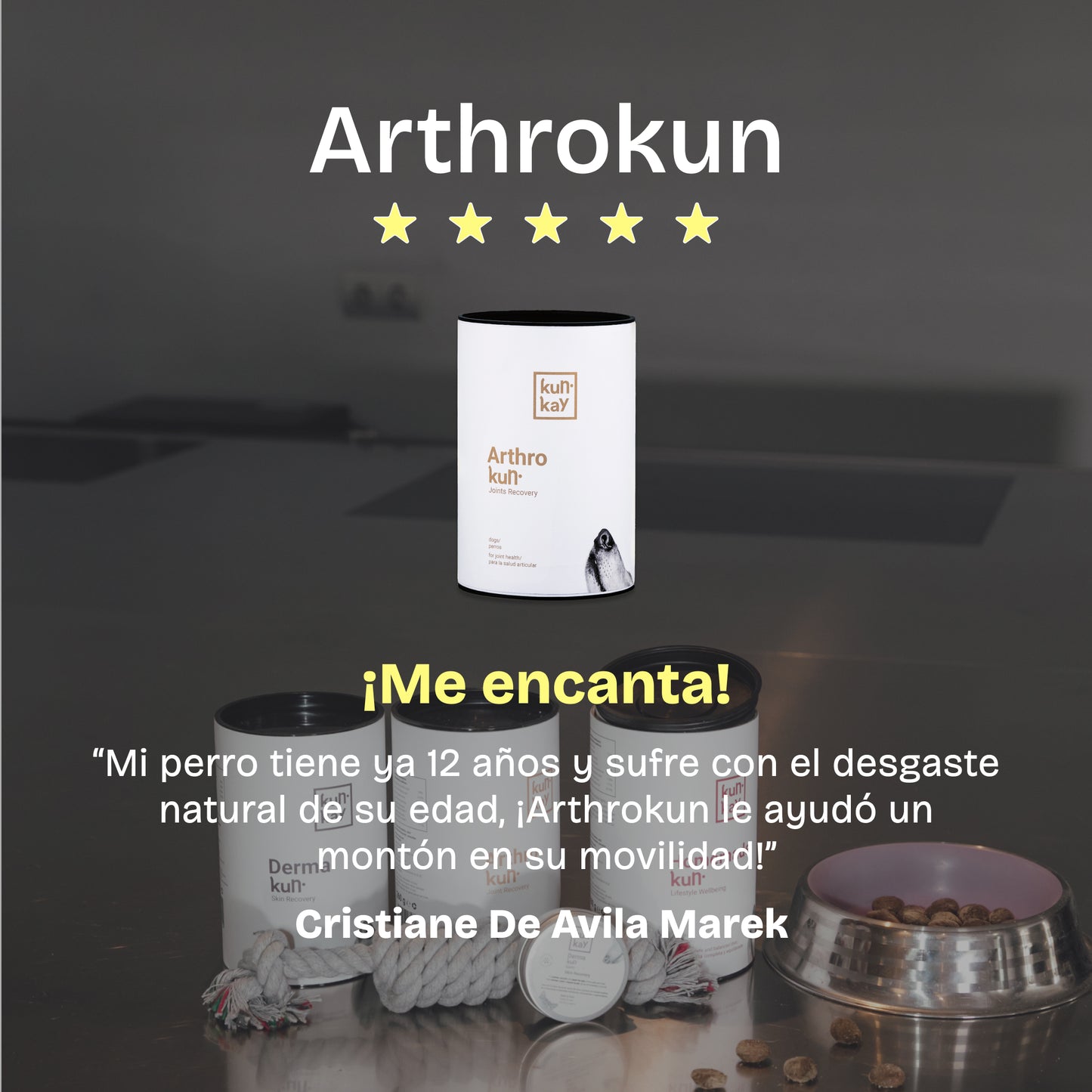 Arthrokun Perros (260 g) Suplemento para la Salud Articular