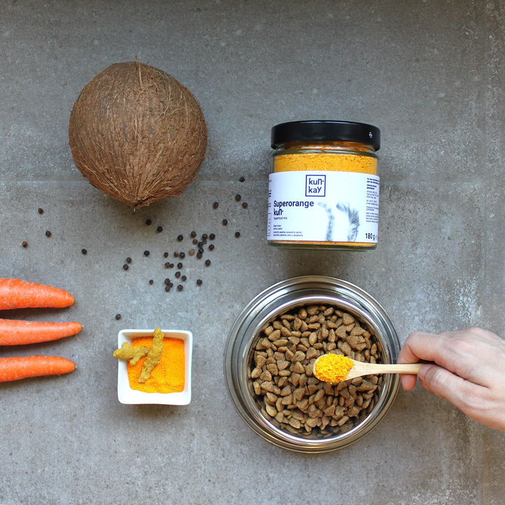 Superorangekun (Cani e Gatti - 180 g) Integratore per artrite, epatite, dermatite