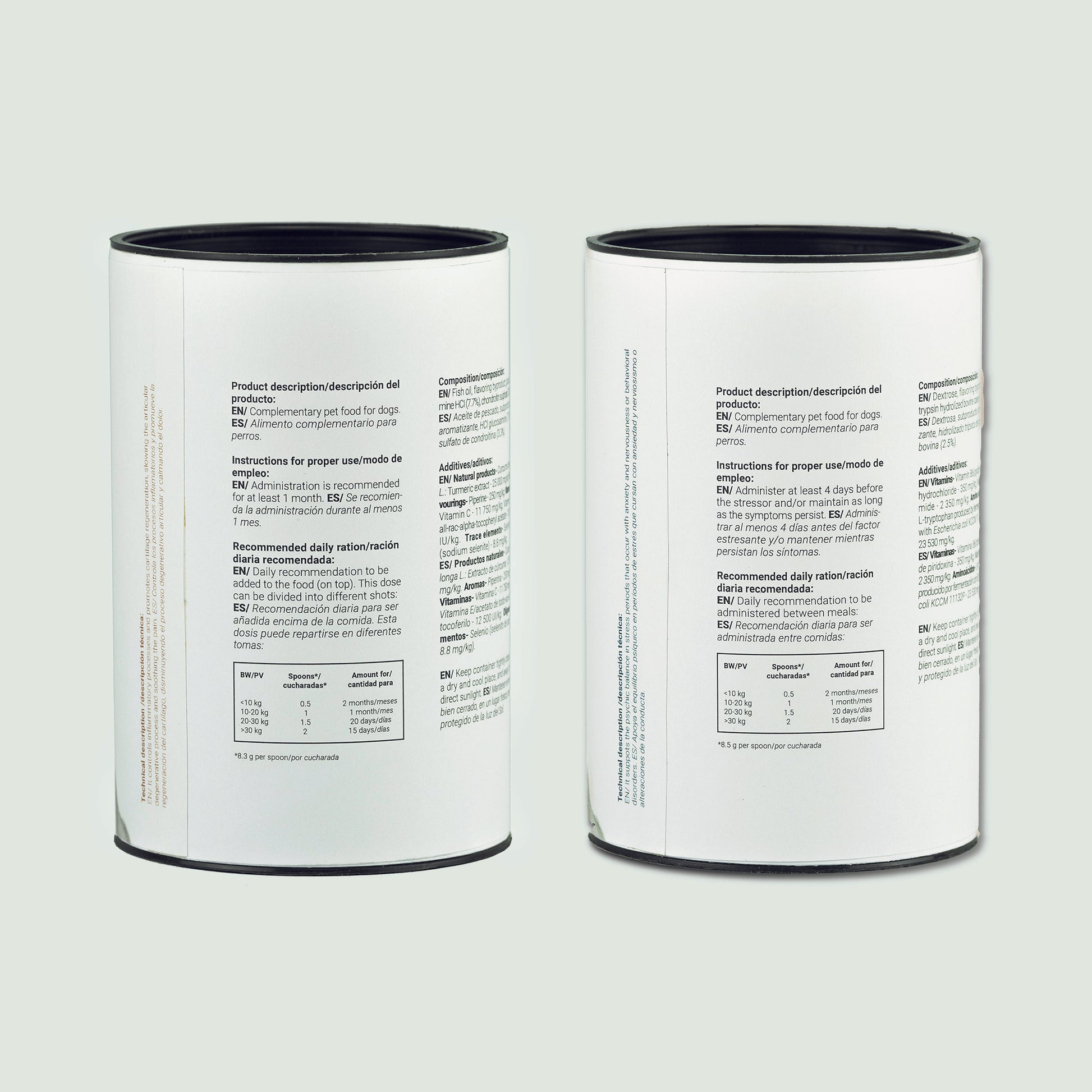 Pack de suppléments naturels pour chiens à haute activité physique