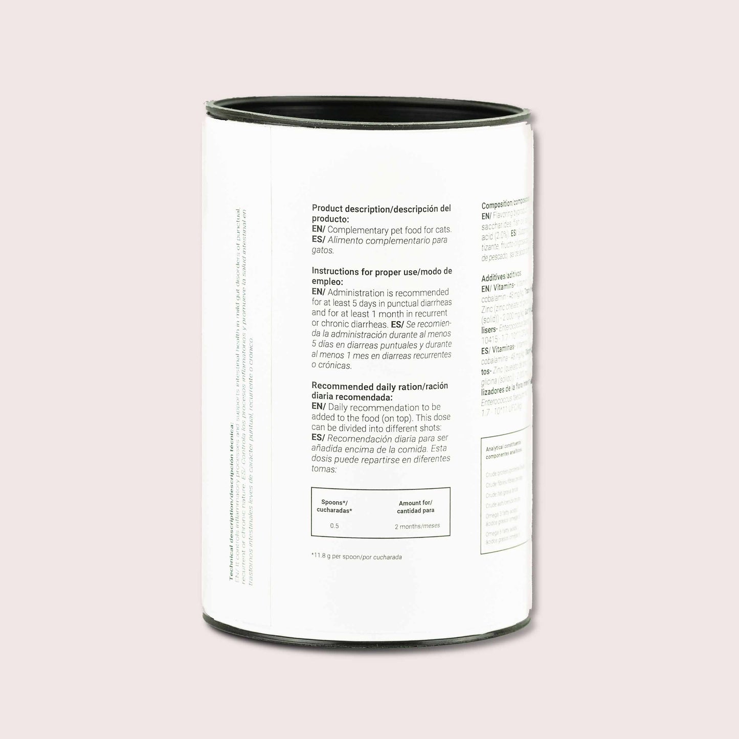 Suplement natural per a la diarrea de gats