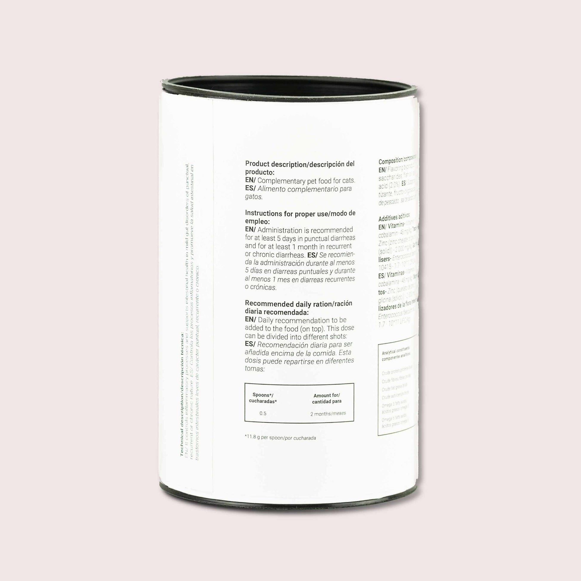 Complément naturel contre la diarrhée chez les chats