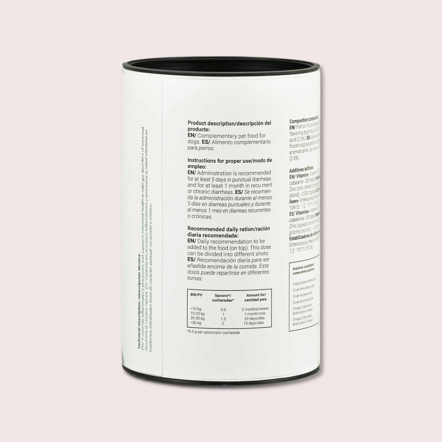 Natuurlijk supplement tegen diarree bij honden