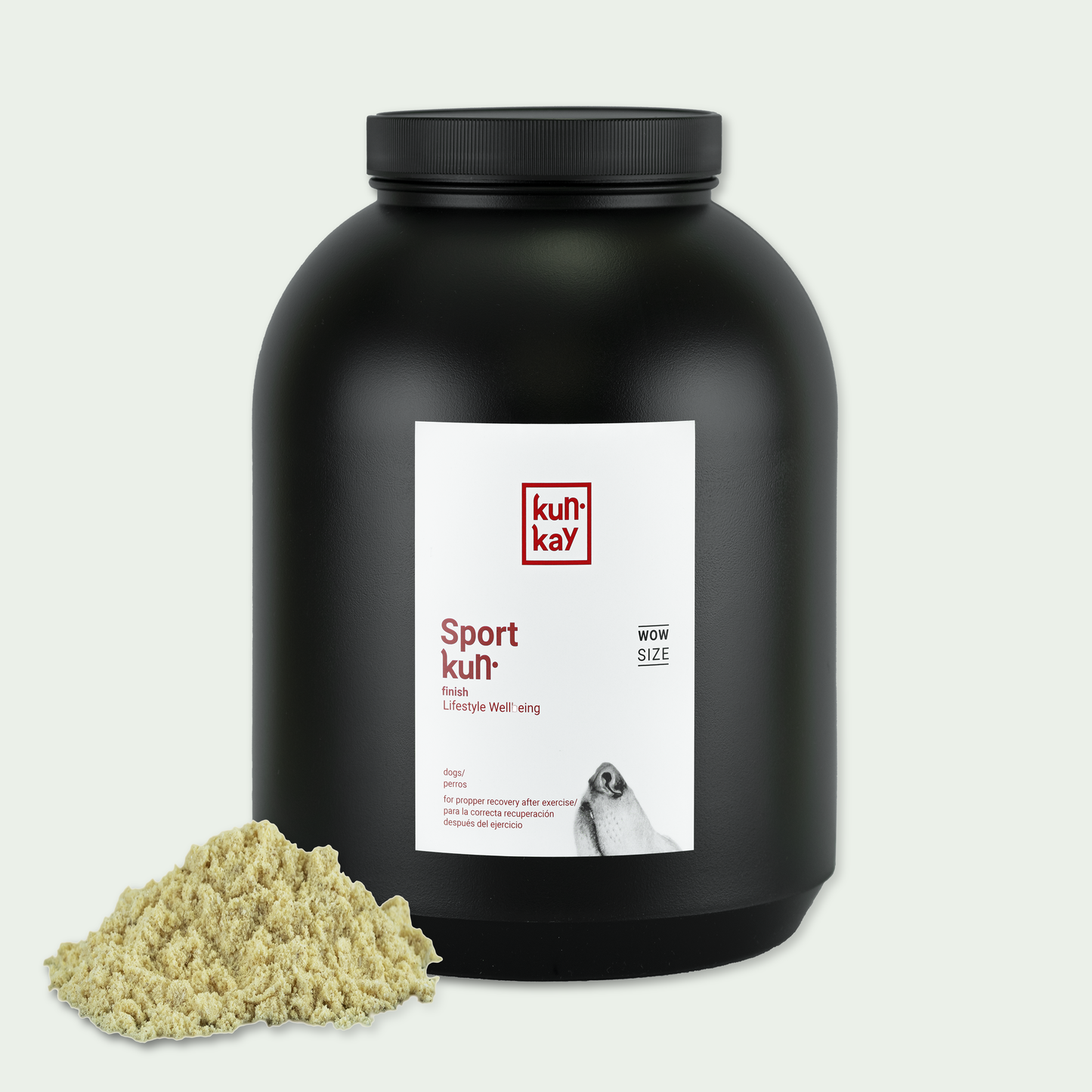 Natuurlijk supplement voor herstel na lichamelijke inspanning bij honden