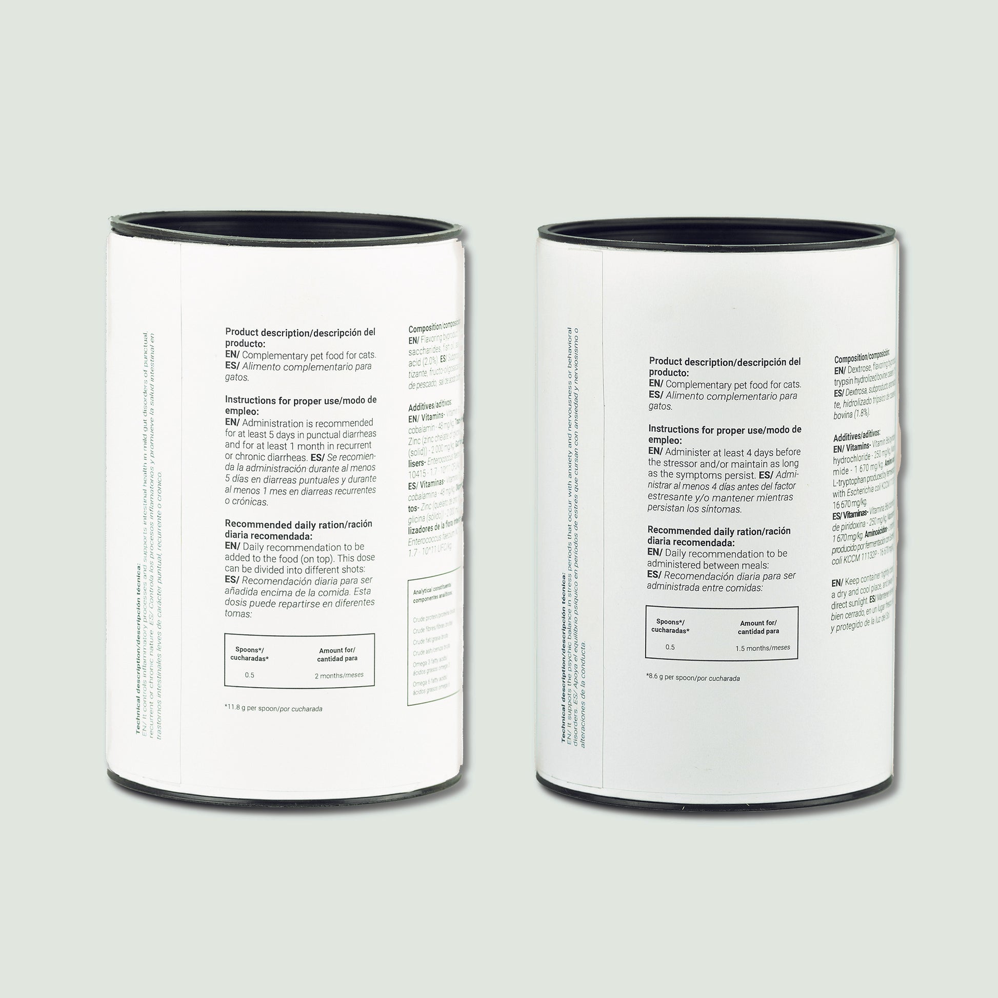 Pack de suppléments naturels pour l'anxiété et le stress chez les chats