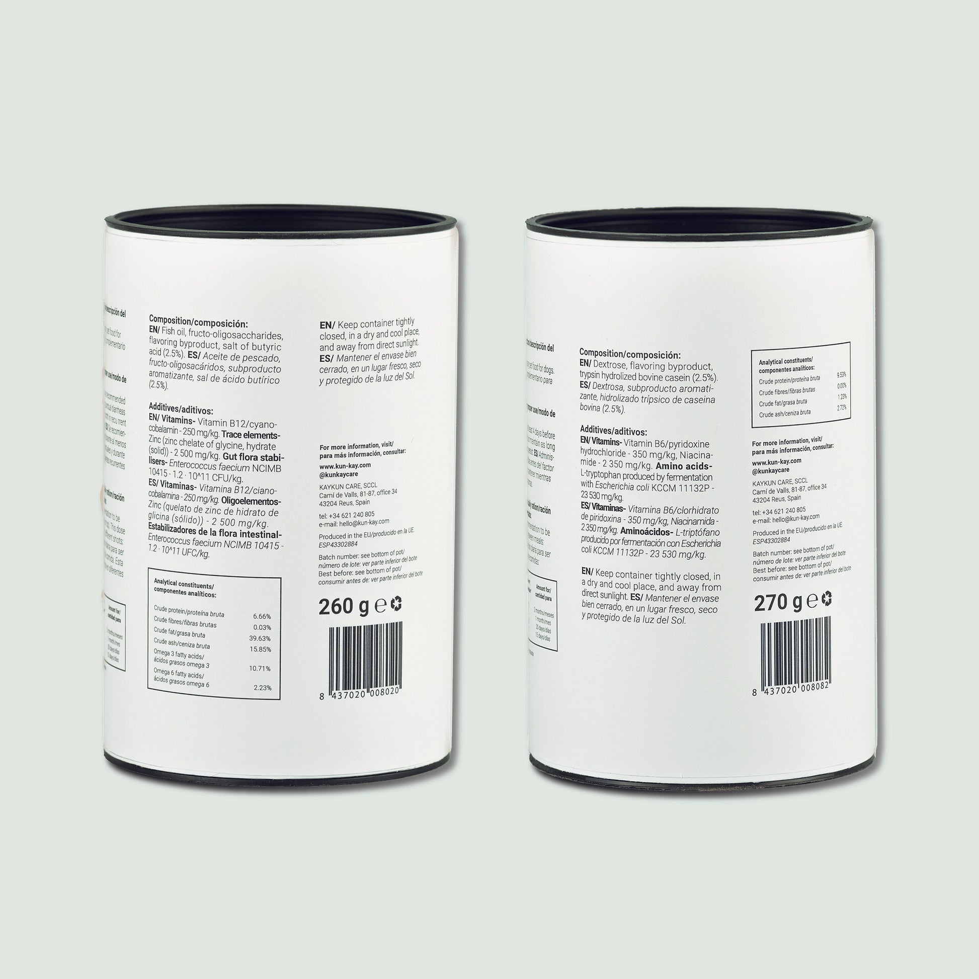 Pack de suppléments naturels pour l'anxiété et le stress chez les chiens