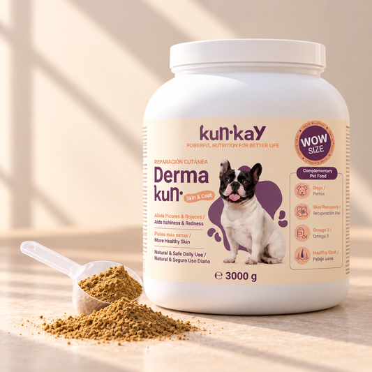 Dermakun WOW Honden (3 kg) Supplement voor huid en vacht