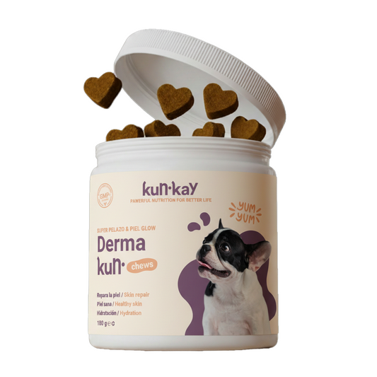 Dermakun Chews Perros - Suplemento para la salud de la Piel y el Pelo