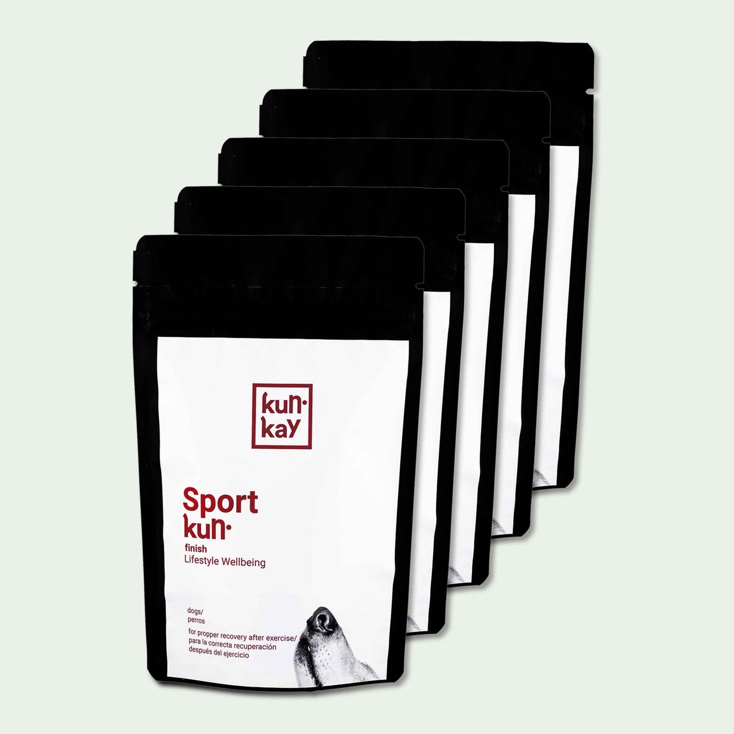 Sportkun Finish Perros (5 u de 70 g) Suplemento recuperador de ejercicio físico