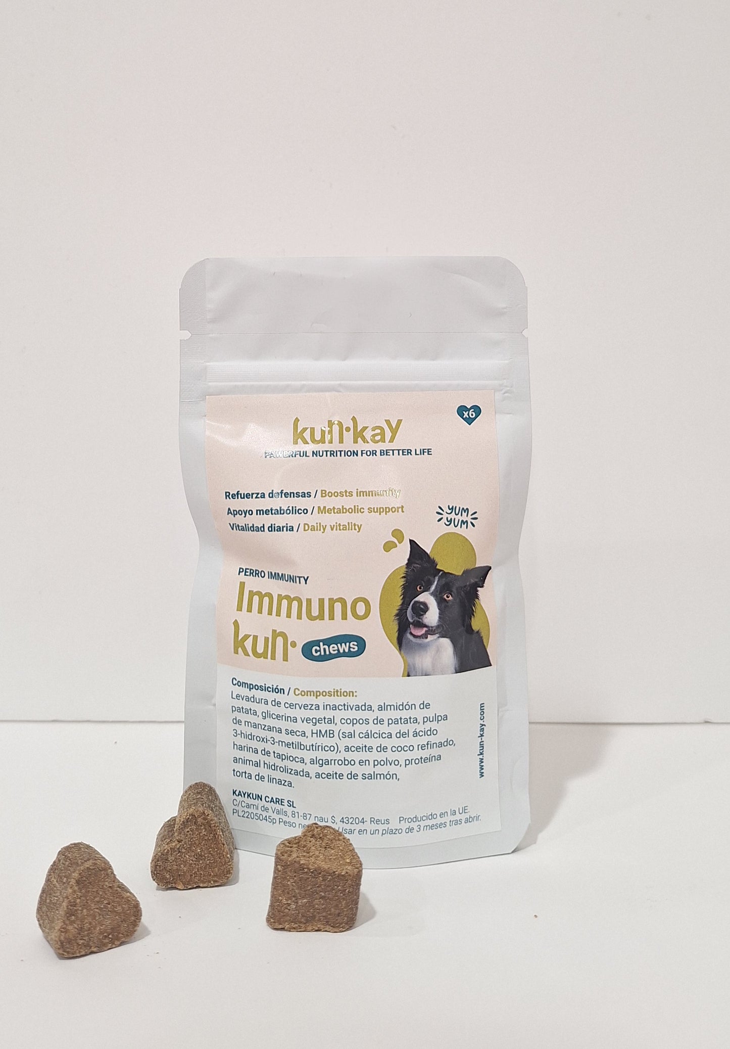 Immunokun MINI Chews  Perros - Suplemento para Mejorar la Respuesta Inmunitaria