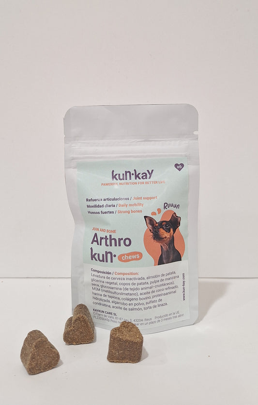 Arthrokun MINI Chews - Suplemento Condoprotector & Salud Articular