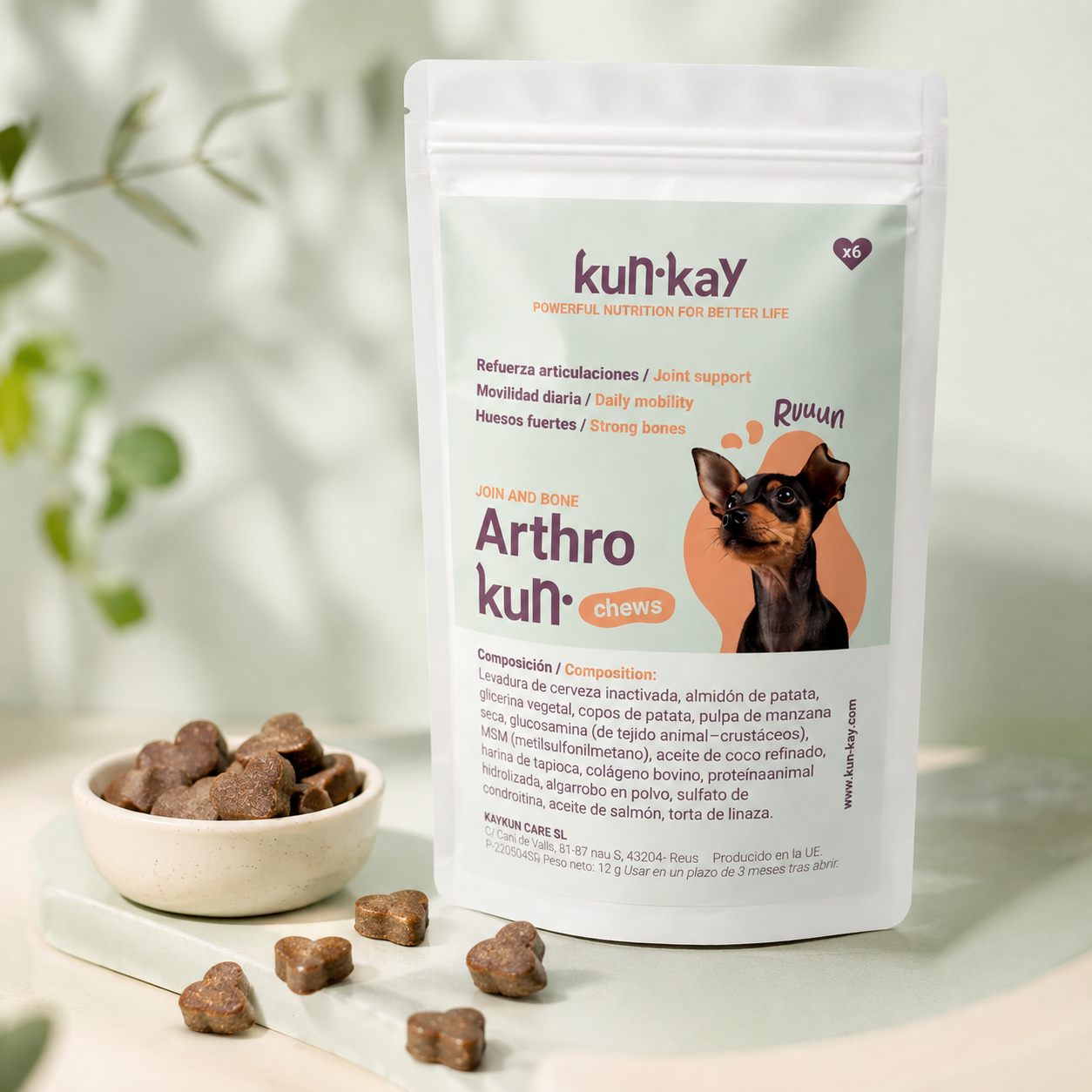 Arthrokun MINI Chews - Condroprotectief Supplement & Gewrichtsgezondheid