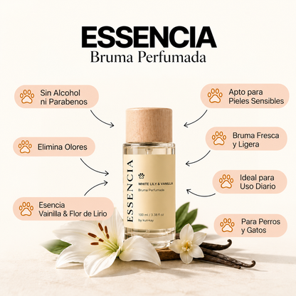 Essencia Bruma Vainilla & Flores - Perros & Gatos - 100 ml