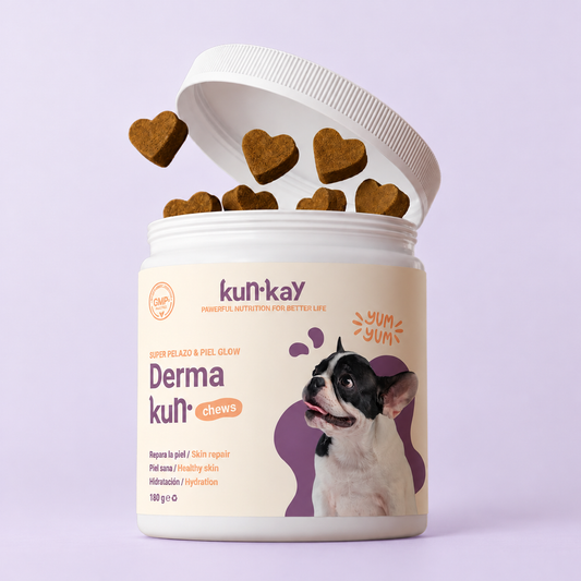 Dermakun Chews Cães - Suplemento para a Saúde da Pele e do Pelo