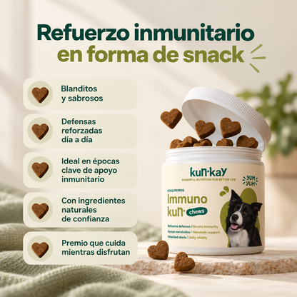 Immunokun Chews Cani - Integratore per Migliorare la Risposta Immunitaria