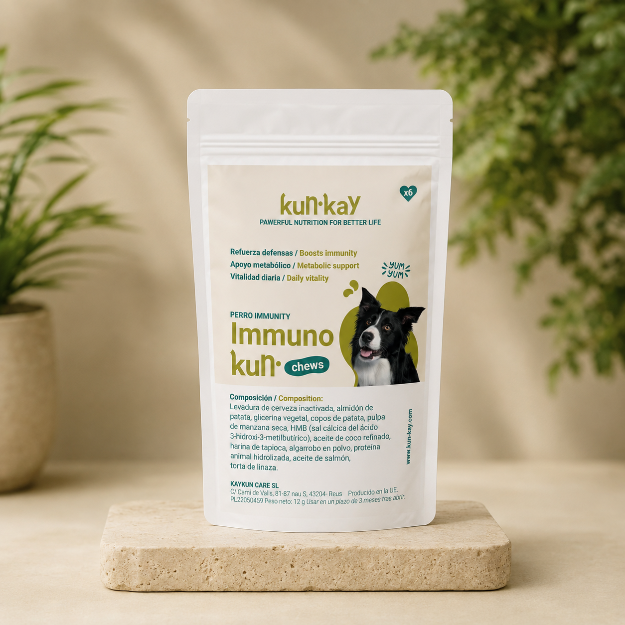 Immunokun MINI Chews Honden - Supplement om de immuunrespons te verbeteren