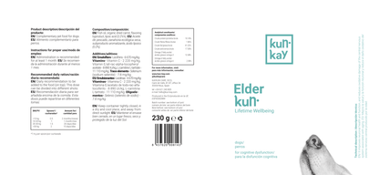 Elderkun Gossos (230 g) Suplement per a la seva salut Cognitiva