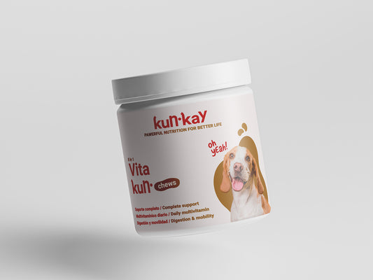 Vitakun Chews Perros - Suplemento nutricional con Vitaminas y Condroprotectores