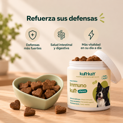 Immunokun Chews Cani - Integratore per Migliorare la Risposta Immunitaria