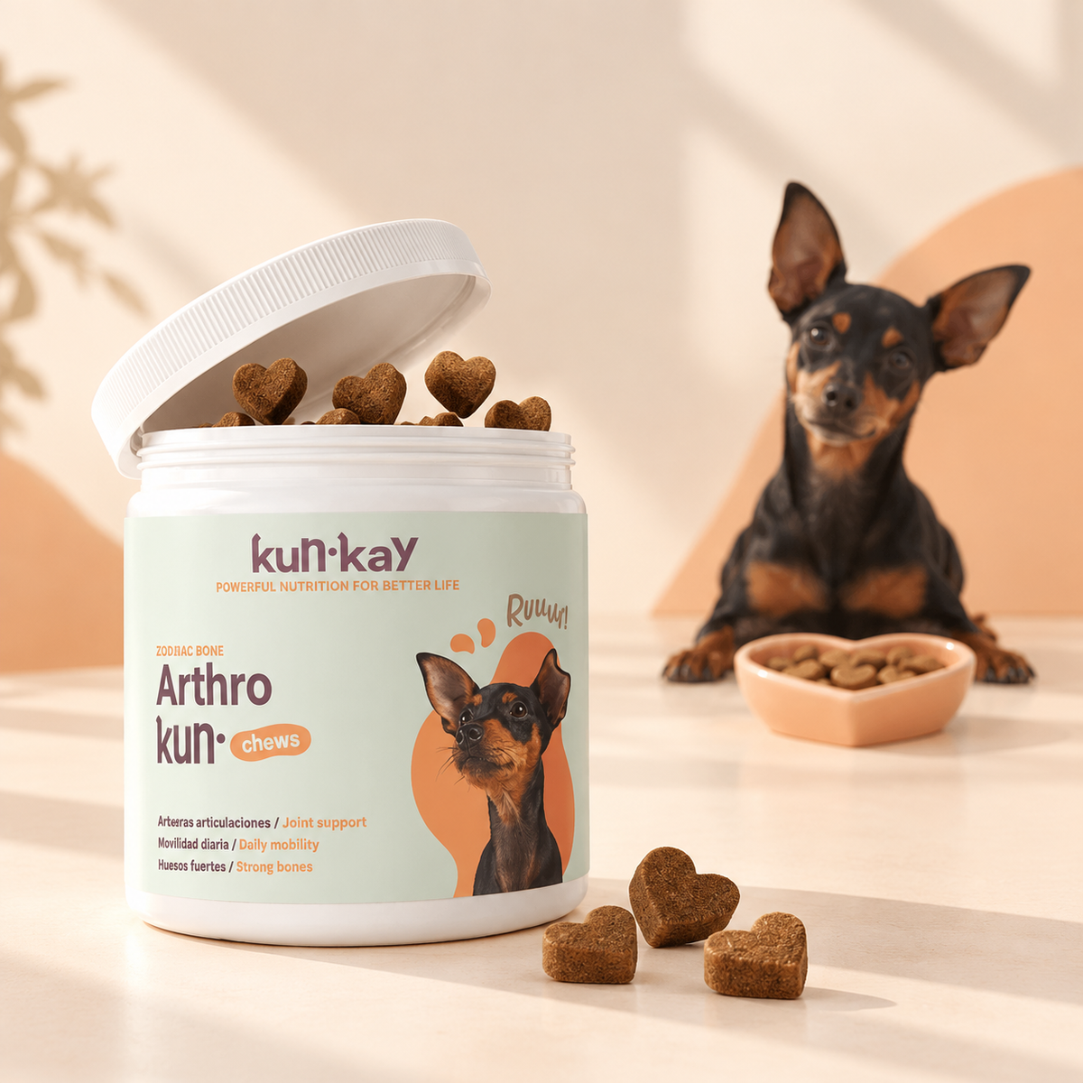 Arthrokun Chews - Suplemento Condoprotector & Salud Articular