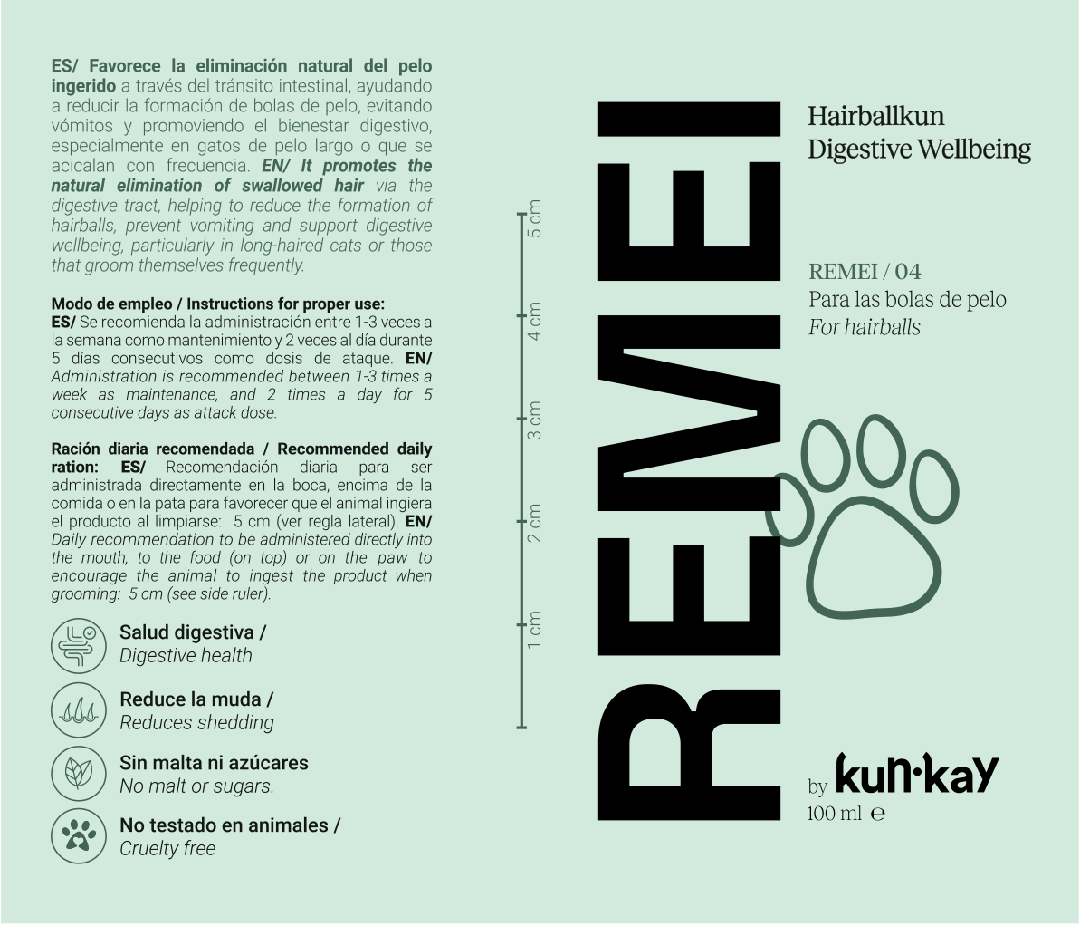 Hairballkun (Katten - 100 g) Supplement tegen haarballen