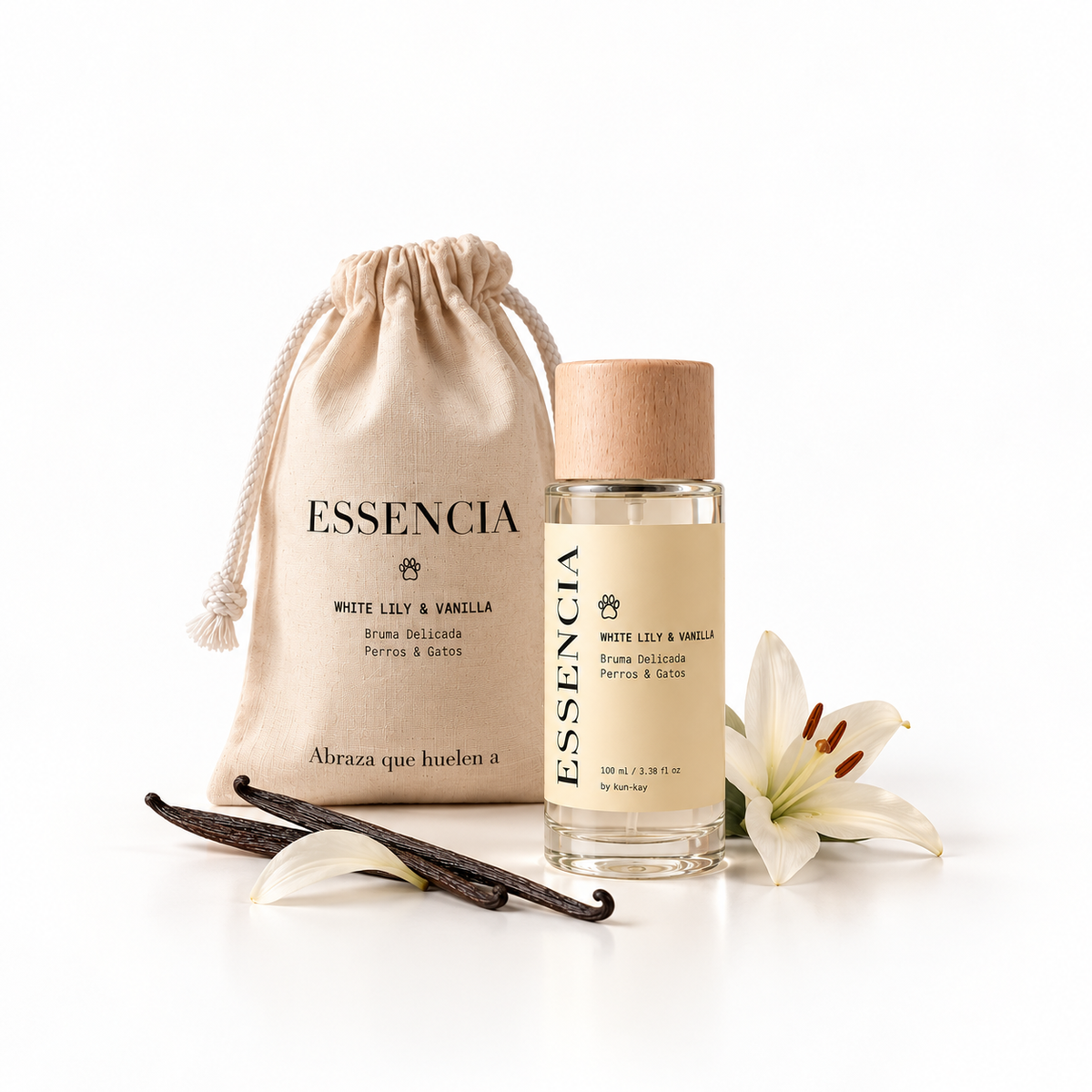 Essencia Bruma Vainilla & Flores - Perros & Gatos - 100 ml