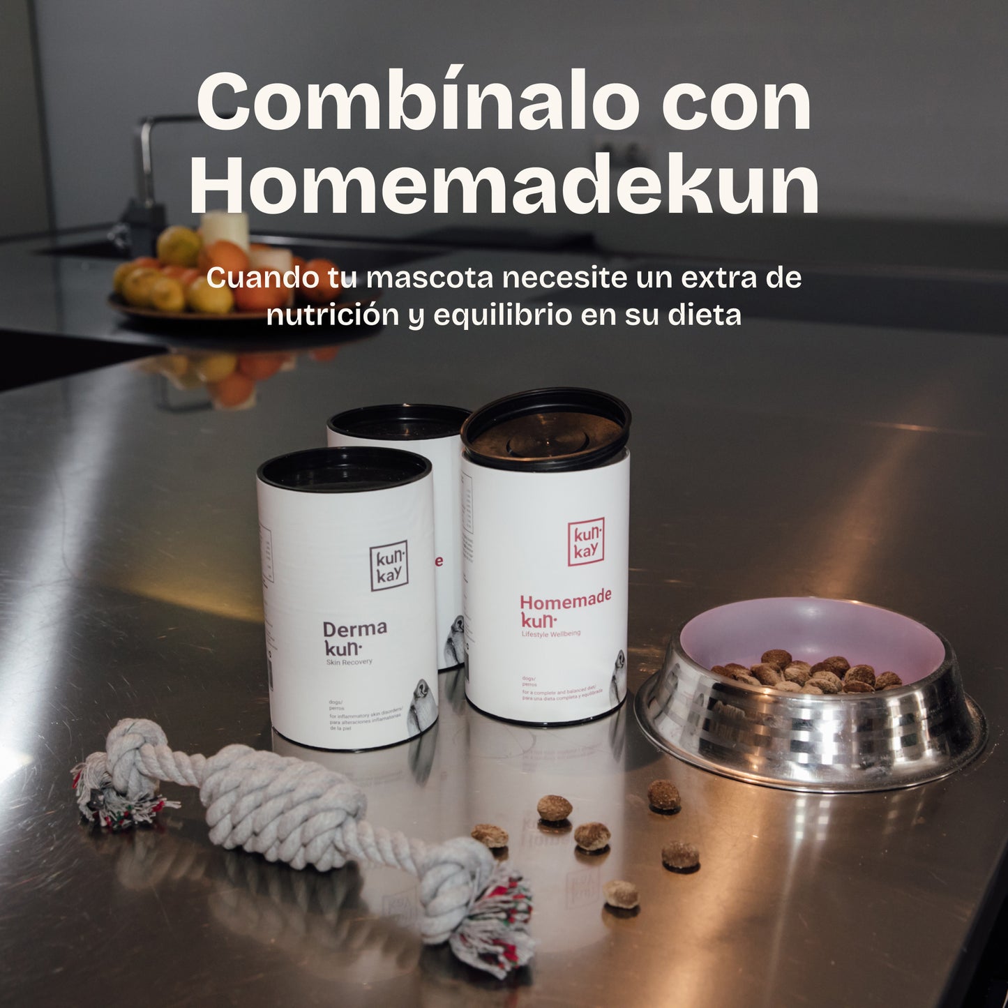 Dermakun Perros (260 g) Suplemento para cuidar la Piel y Pelo