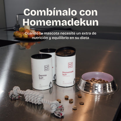 Dermakun Perros (260 g) Suplemento para cuidar la Piel y Pelo