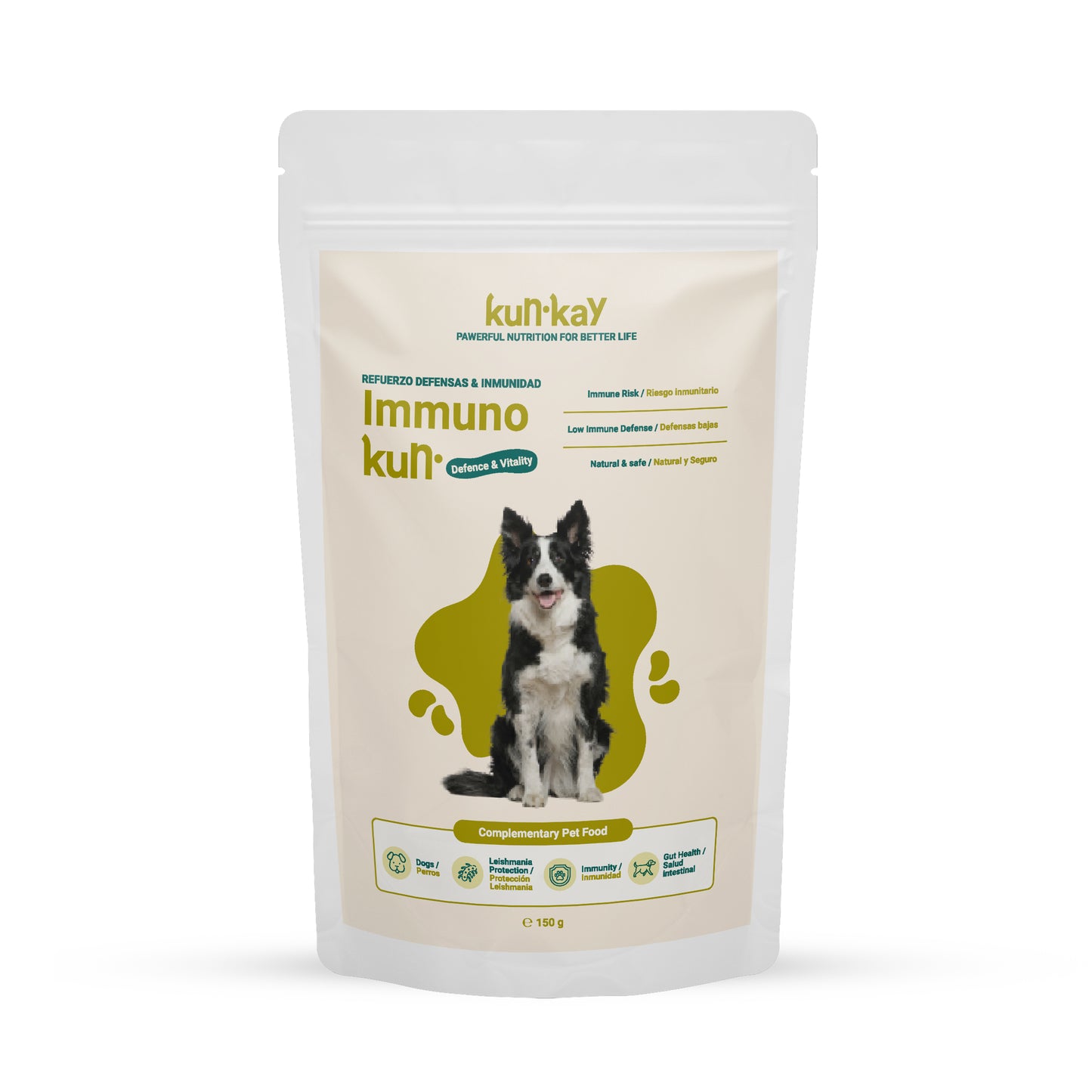 Immunokun Hunde (150 g) Supplement zur Verbesserung der Immunantwort