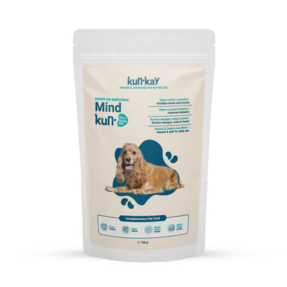 Mindkun Perros (150 g) Suplemento Antiestrés y Ansiedad
