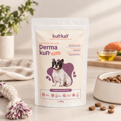 Dermakun Perros (150 g) Suplemento para cuidar la Piel y Pelo