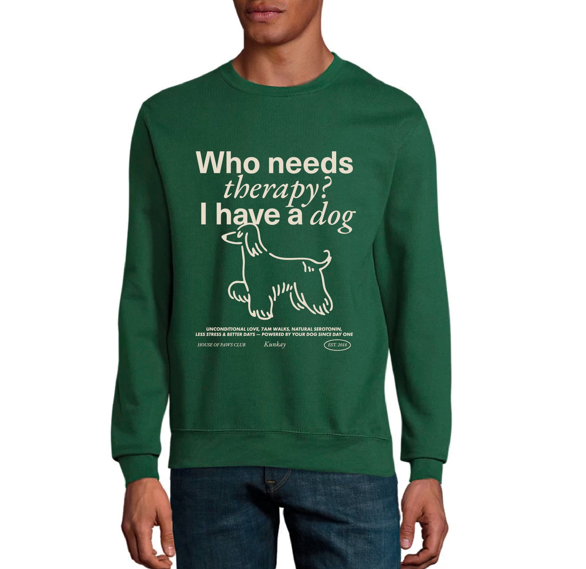 Sudadera Who needs therapy