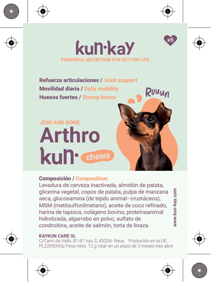 Arthrokun Chews - Suplement per a la Salut Articular
