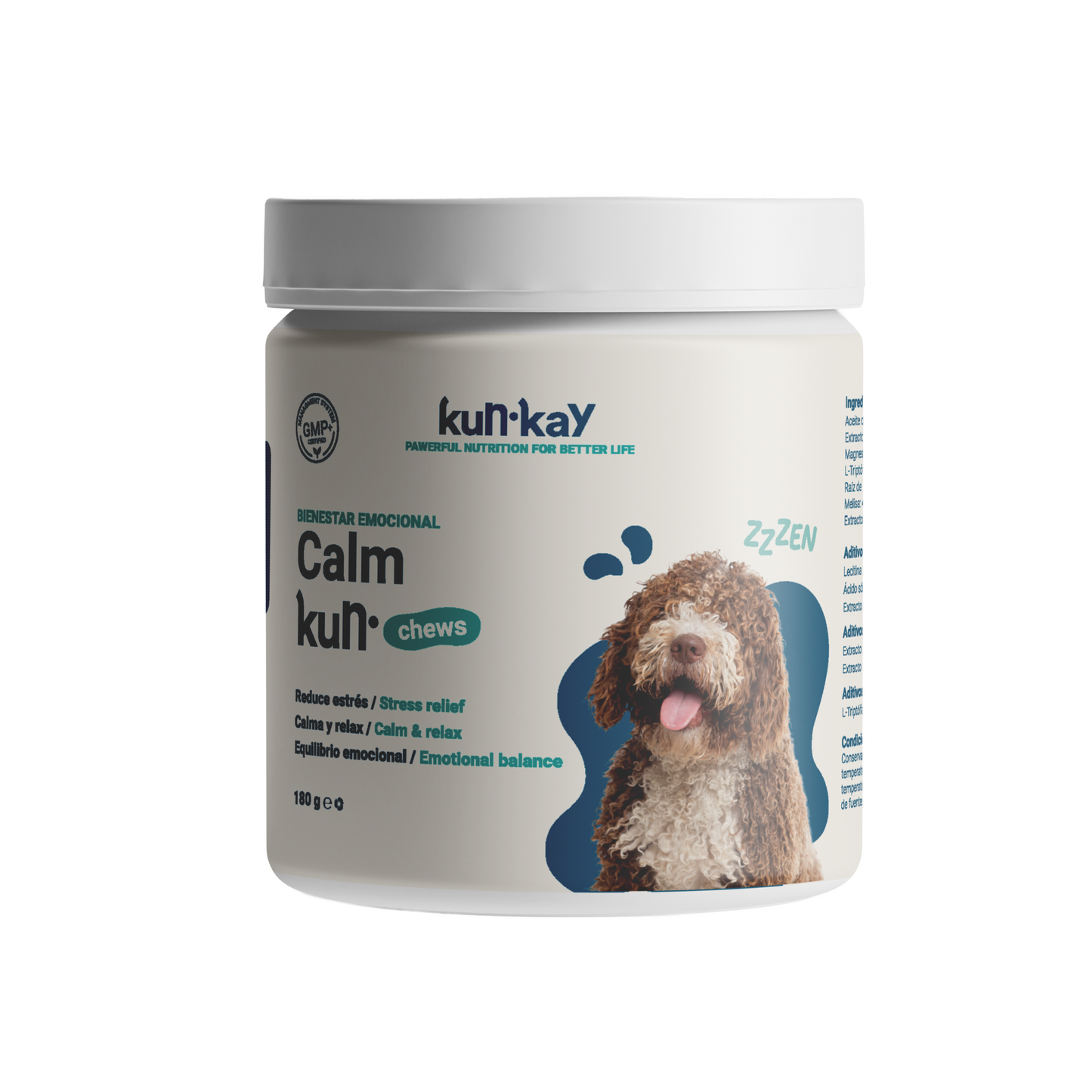 Calmkun Chews Perros - Suplemento Antiestrés y Ansiedad