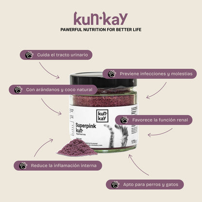 Superpinkkun (Cães e Gatos - 170 g) Suplemento para o trato urinário