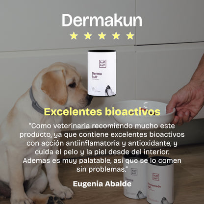 Dermakun Perros (260 g) Suplemento para cuidar la Piel y Pelo