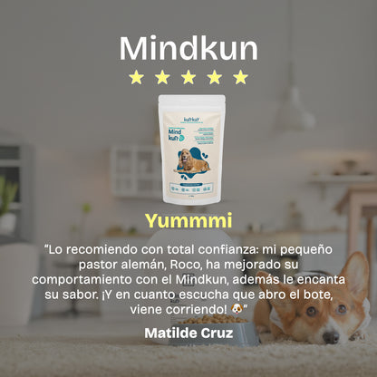 Mindkun Perros (150 g) Suplemento Antiestrés y Ansiedad