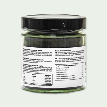 Supergreenkun (gossos i gats - 180 g) Suplement natural amb àcids grassos omega 3 per a gossos i gats