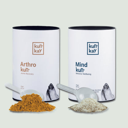 Pack de suplementos naturales para perros con alta actividad fisica