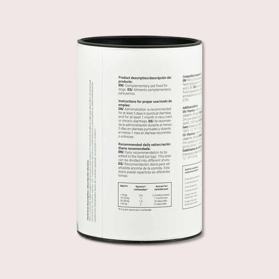 Suplemento natural salud intestinal para perros
