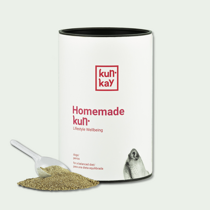 Suplemento natural con vitaminas y minerales para perros