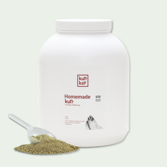 Suplemento natural con vitaminas y minerales para perros