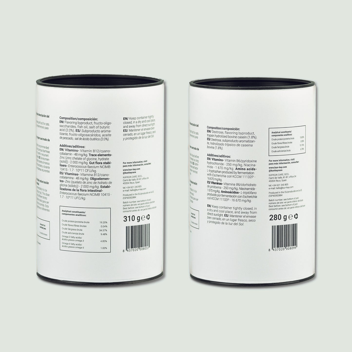 Pack de suplementos naturales para la ansiedad y el estrés en gatos