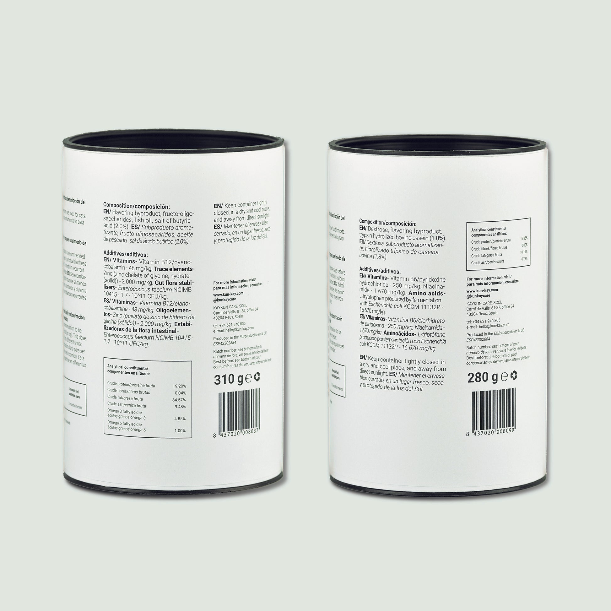 Pack de suplementos naturales para la ansiedad y el estrés en gatos